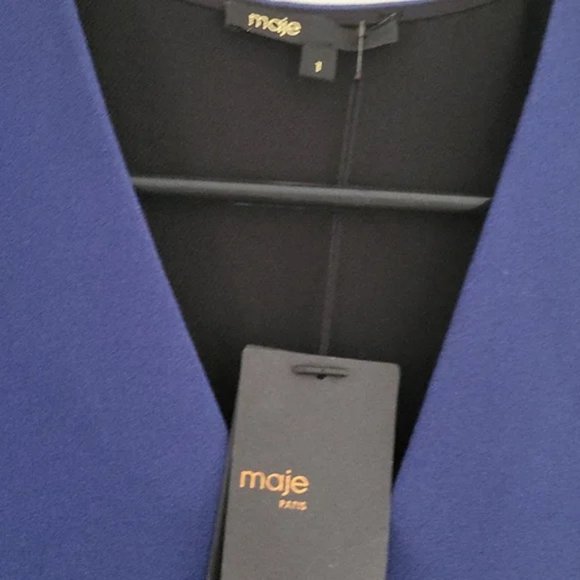 Maje Sleeveless Blue Dress - Picture 5 of 7